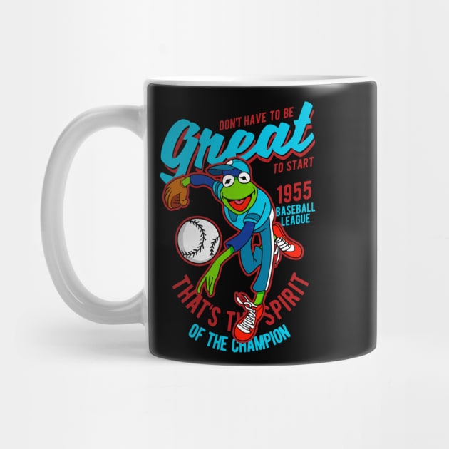 Kermit Baseball Champion by OniSide